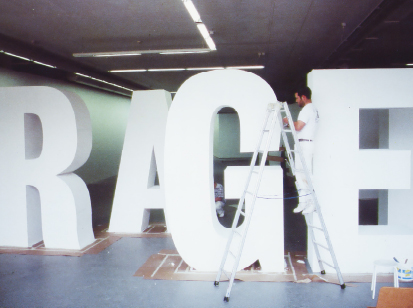 Grafische Unterstützung für das Kunstprojekt »Tragedy«